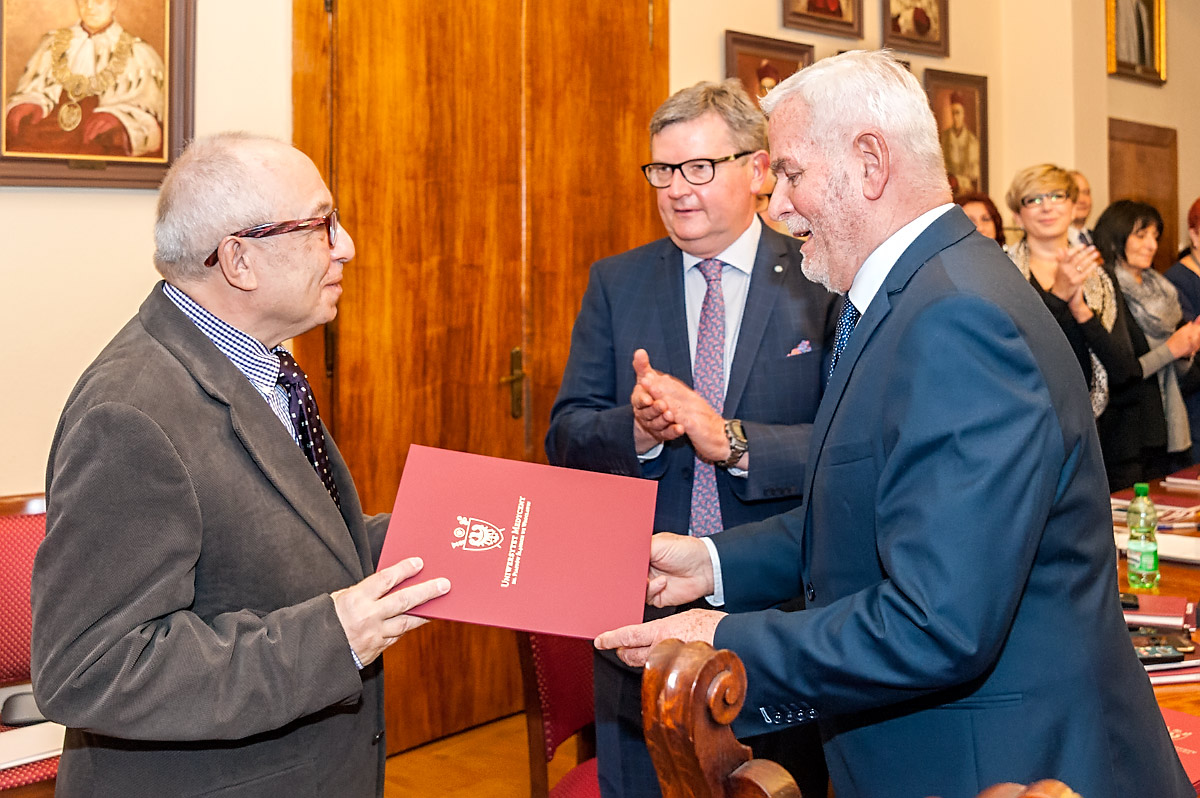 Prof. Marian Klinger, prof. Marek Ziętek