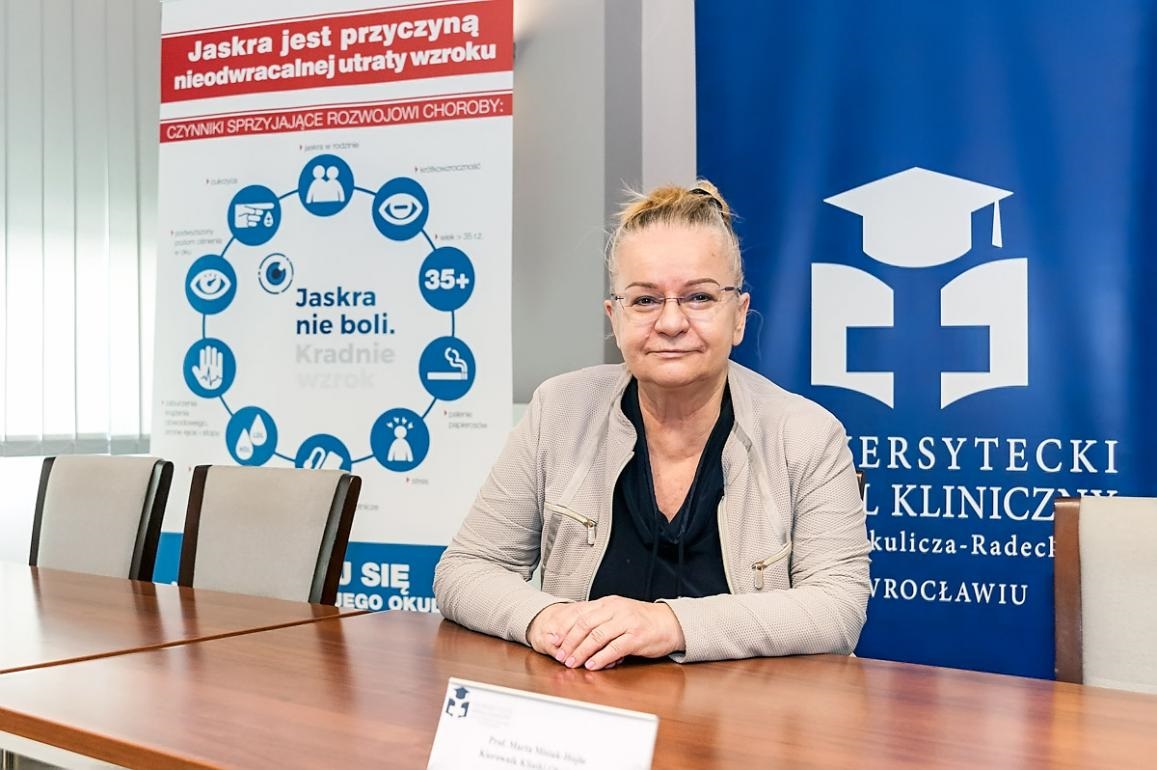prof. M. Misiuk-Hojło - organizator akcji