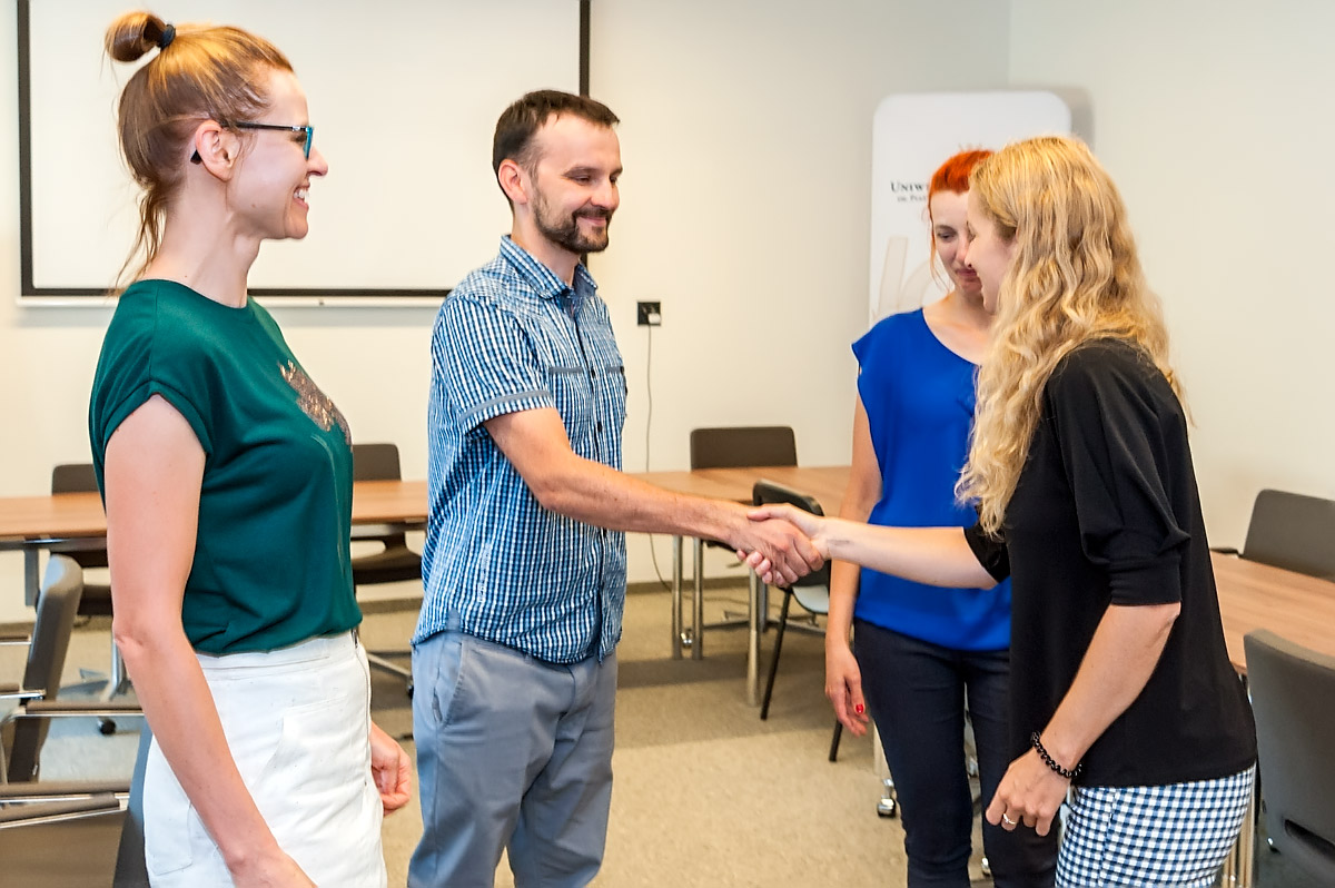 Iwona Janus kanclerz UMW, Marek Chudy - gratulacje